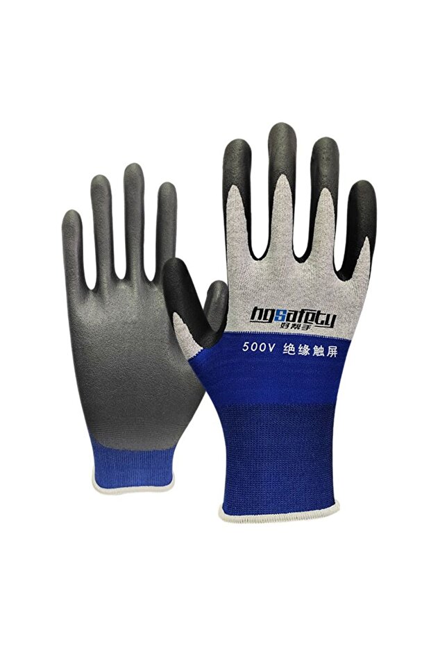2 Ultrathin Electrician Insulating Gloves Withstanding Voltage 400V/500V Touch Screen Insula...