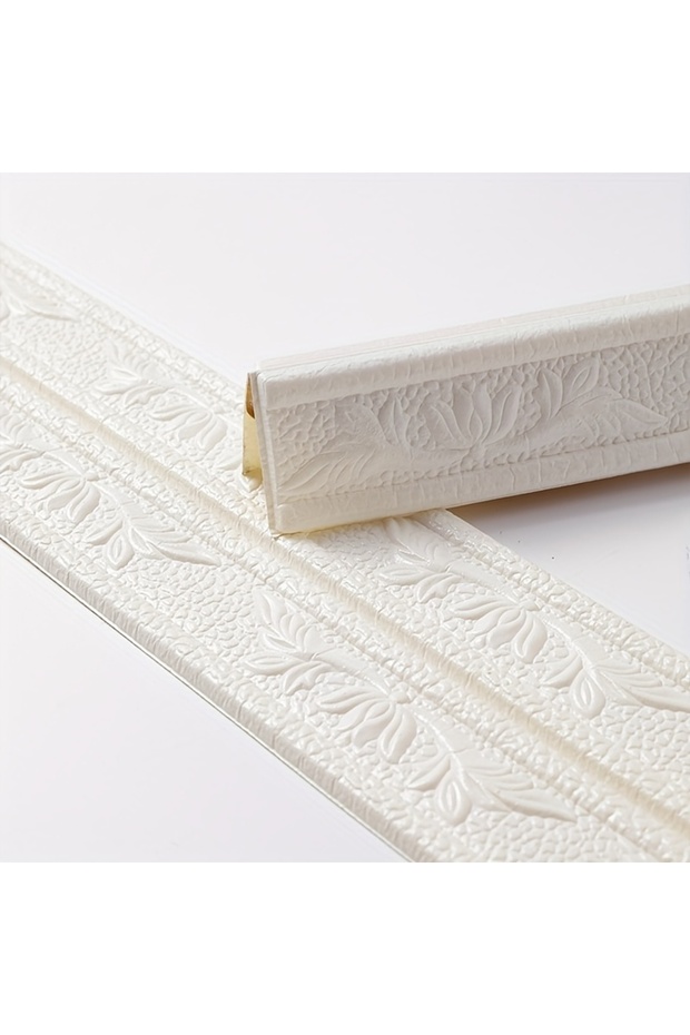 230x8cm White 230cm Foam Wall Edge Strip Stickers Can be folded in half Self-Adhesive Waterproof Bas