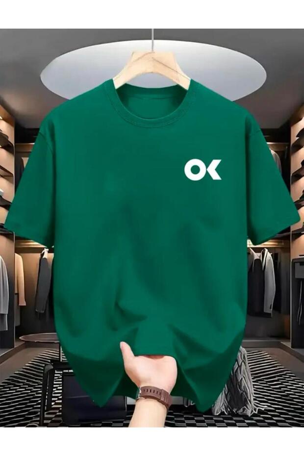 Arrow Print Basic T-Shirt - 1