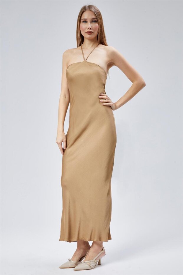 Sırt Degaje Elbise - 3