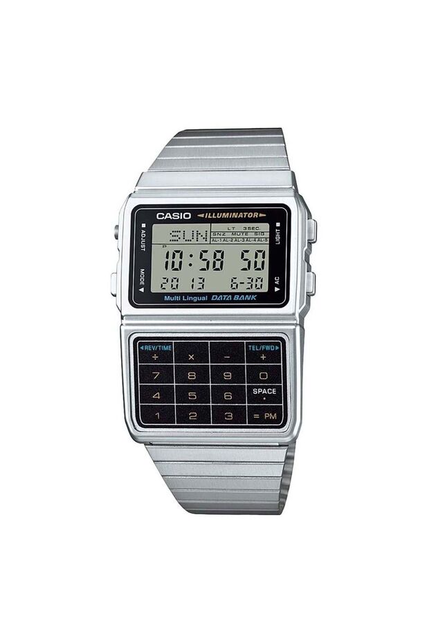 Ceas Casio, Vintage Edgy Calculator DBC-611-1E - 1