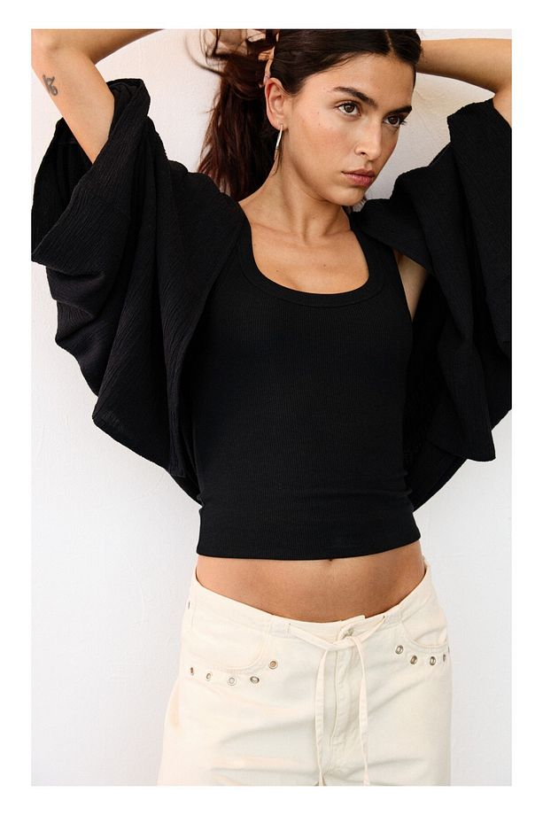 Rustik kısa kimono - 1