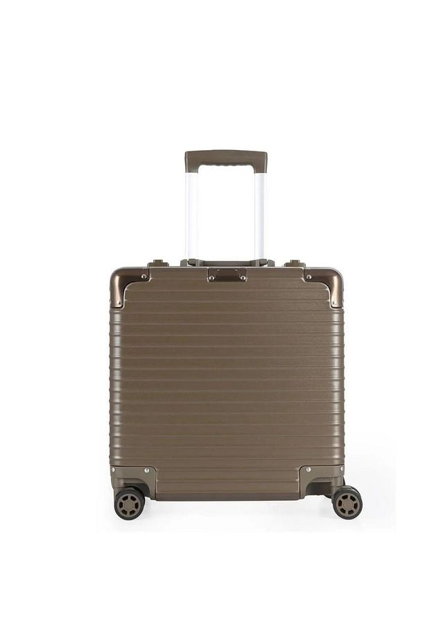 Ççs 71447 Çekçekli Alüminyum Kasa Valiz Evrak Çantası Bronz - 3
