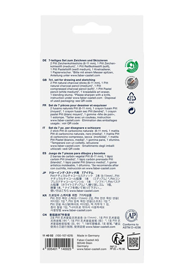 Kömür Sketch Seti,7 Parça - 3