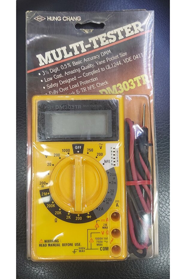 Hc (Hung Chang) Dm303Tr Multimeter Digital Measuring Instrument - Made in Korea Top Quality