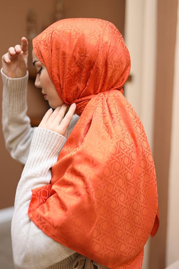 Deluxe Şal - 40003 Turuncu - 5