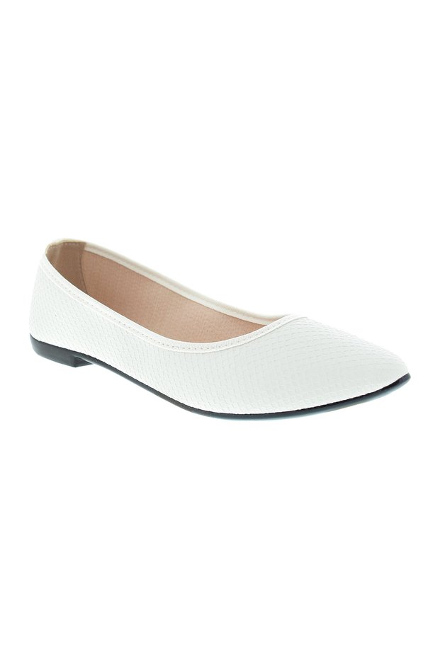 Ladies Ballerinas Off White | Made In Brazil
