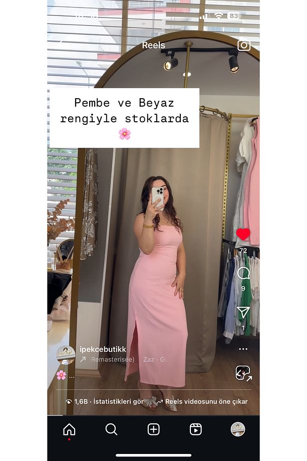 Pembe elbise - 2