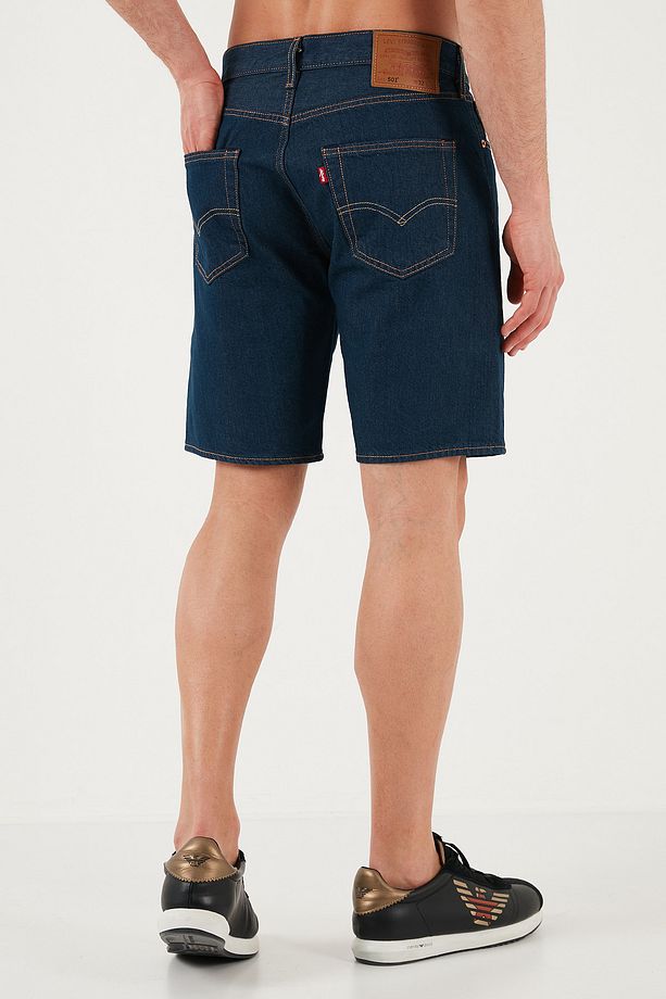 501 Streç Pamuklu Regular Fit Normal Bel Kot Short Erkek SHORT 36512 - 6