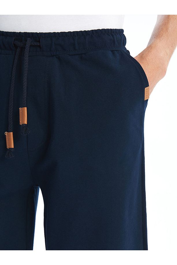 Regular Kalıp %100 Pamuk 2 İplik Kumaş Erkek Pijama Alt Şort - 4