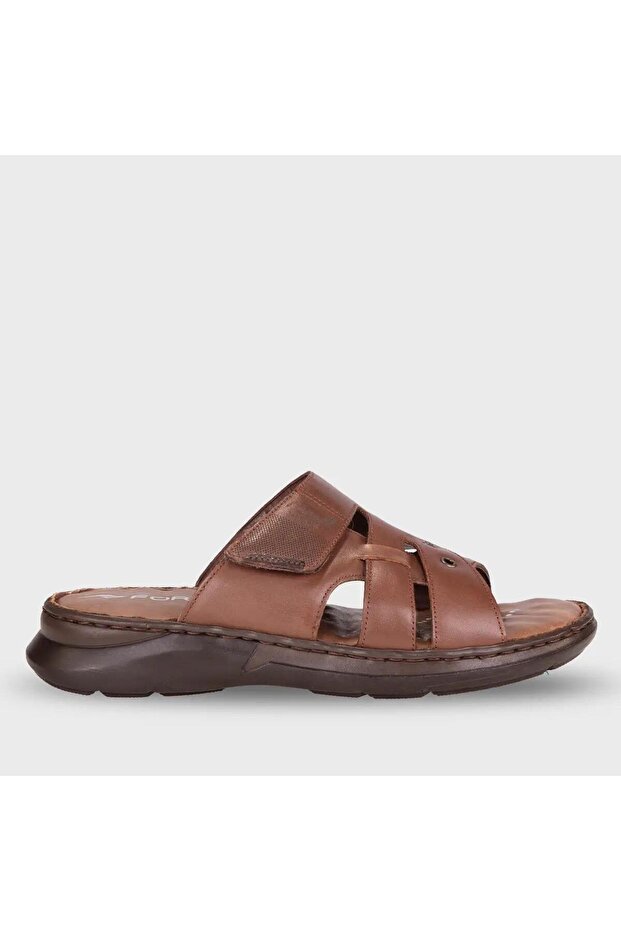 BERKE-G Erkek Deri Terlik Taba - 1