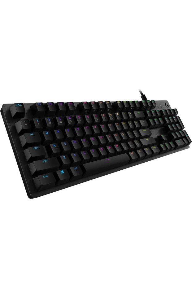 لوحة مفاتيح الألعاب الميكانيكية Logitech G512 Clicky، لون كربوني/أسود