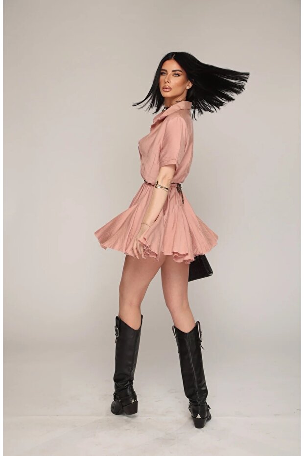 Rochie roz Amelia - 4