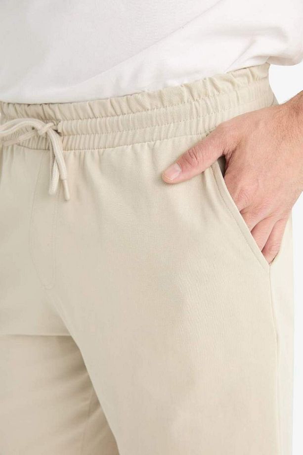 Slim Fit Dar Kesim Cepli Pamuklu Basic Düz Bermuda Şort W1105az25sp - 4