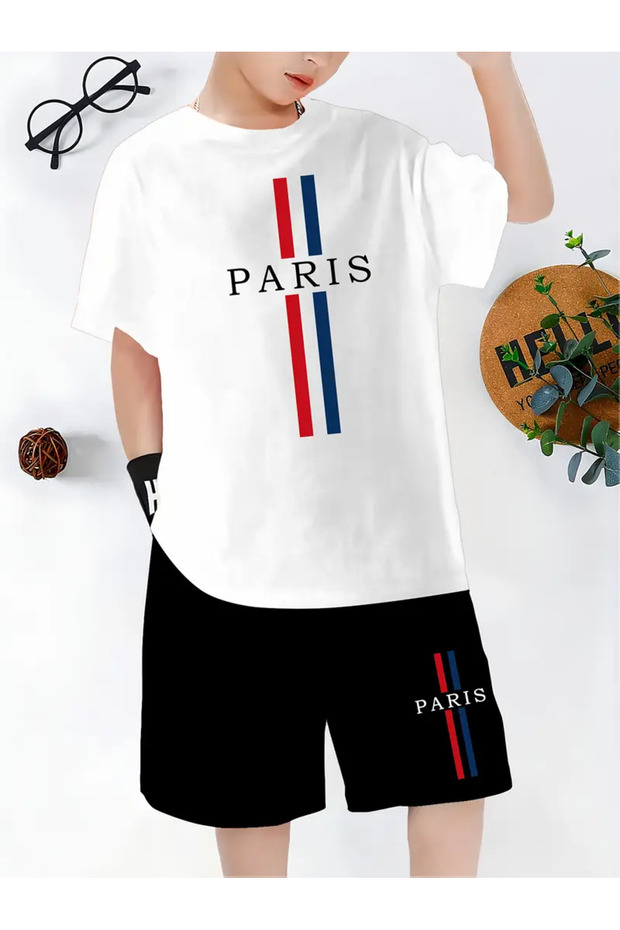 Children's T-Shirt and Pocket Shorts Set