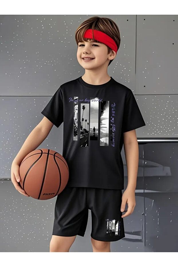 Children's T-Shirt and Pocket Shorts Set