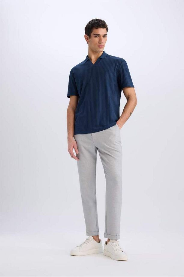Jogger Fermuarlı Paça Yazlık Kumaş Pantolon E4779ax25sm - 3