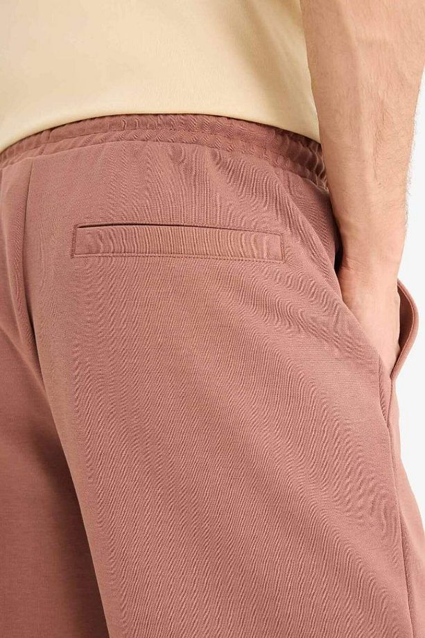 Yeni Sezon Beli Bağcıklı Cepli Basic Düz Şort - 6