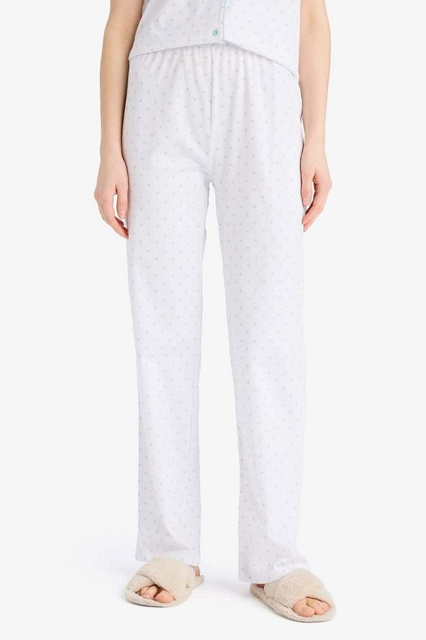 Regular Fit Pijama Takımı Kısa Kollu Üst Esnek Belli Uzun Alt-fall In Love E0265ax25sp - 7