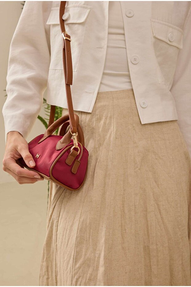 Parçalı Keten Etek - 5