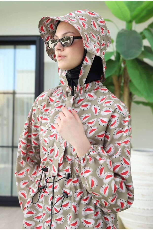 Patterned Swimsuit Tunic Melonia Pattern - 5