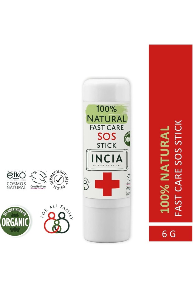 Natural SOS After Bite Stick – Organic Itch Relief for Bites, Stings, Burns & Dry Skin