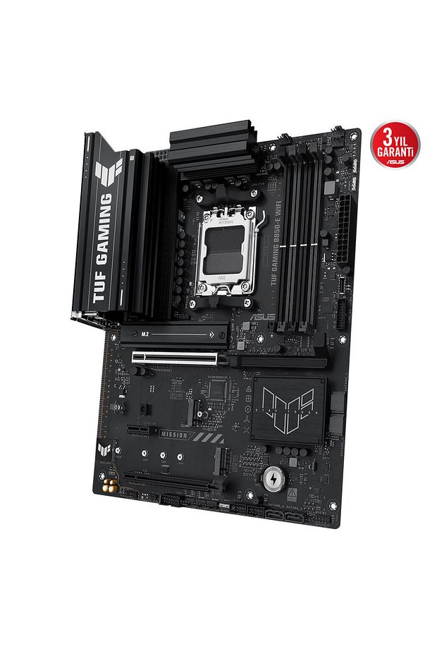 Tuf Gamıng B850-e Wıfı, 4xddr5, 3x M.2, Hdmı, Dp, Type-c, Wi-fi 6e, Bluetooth V5.3, Am5 Soket G - 5