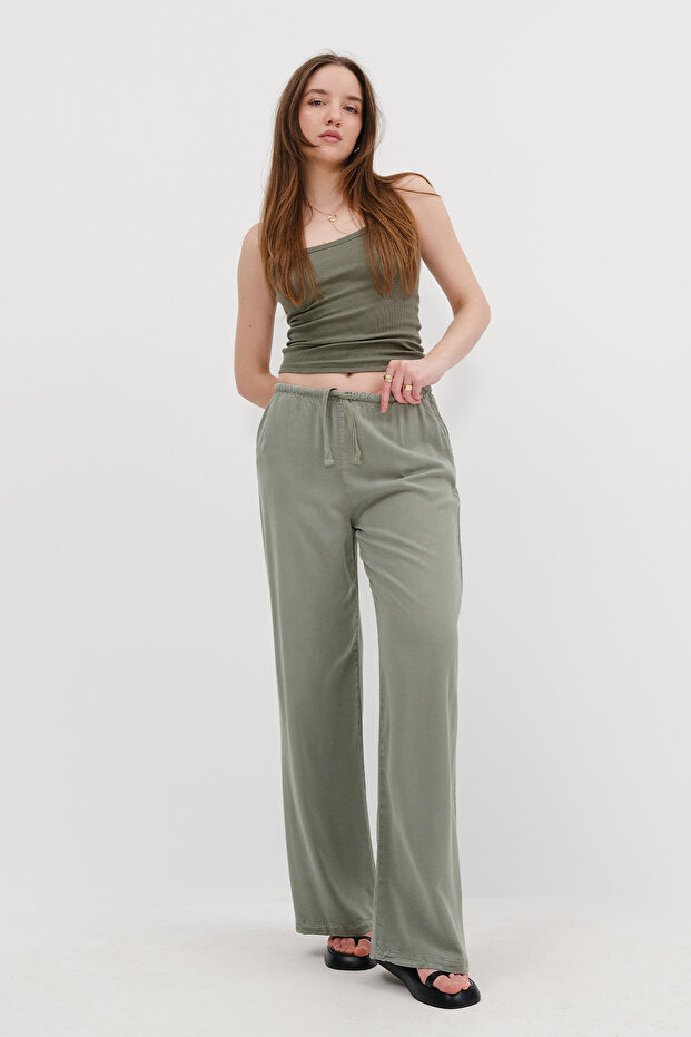 Elastic Waist Trousers Pn5424-U11 - 1