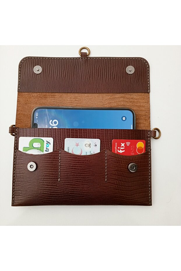 Hakiki Deri El Dikimi Cüzdan - 1