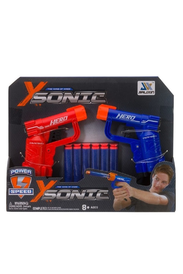 مجموعة مسدس السهام الرغوي البطل - 1