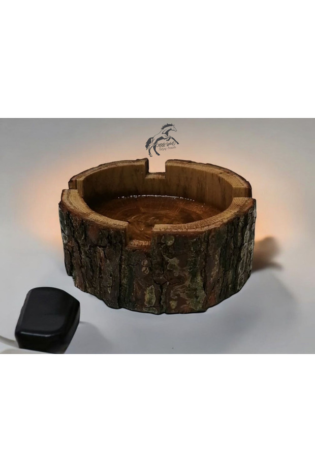 Wooden Ashtray, Ash Tray, Natural Log Ashtray, Decorative Ashtray