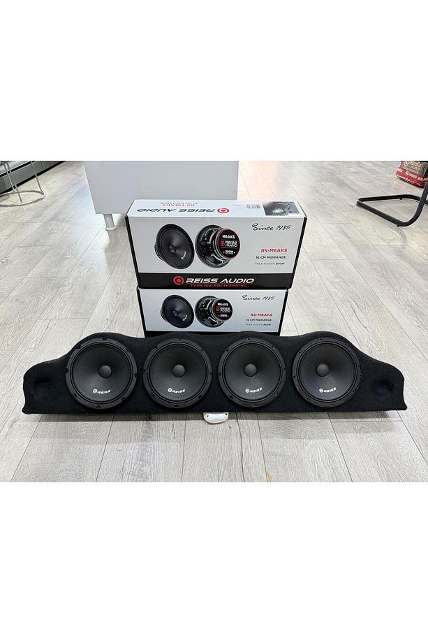 RS-M6AKS ÜNİVERSAL DİK CADDE TİPİ PANDİZOTLU TANESİ 300W-120W RMS 16CM 2TK OTO MİDRANGE HOPARLÖR - 4
