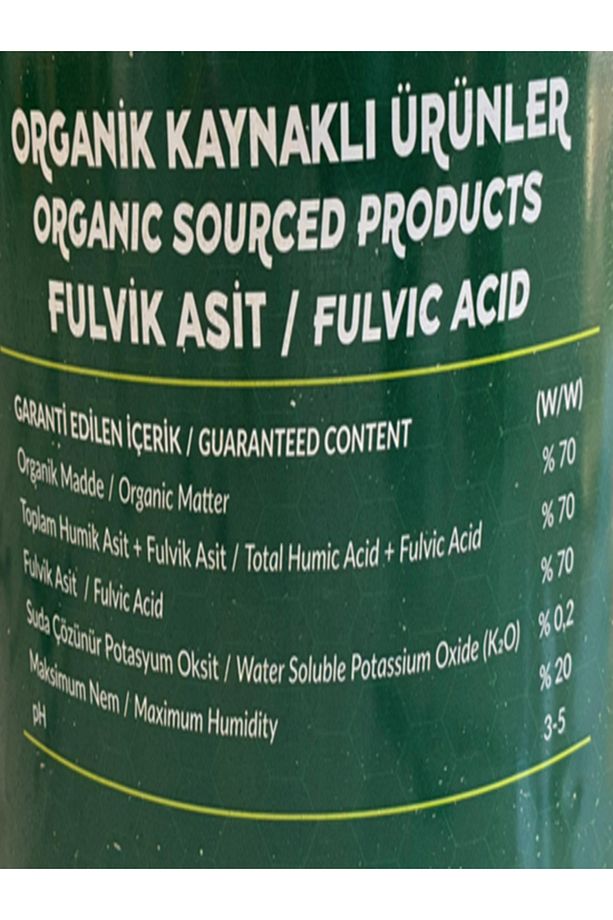 Fulvico WSF – %70 Fulvik Asit İçerikli Organik Gübre 10KG - 3