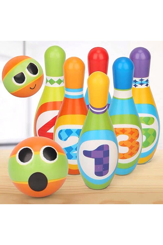 Kids Numbered Bowling Set - 3