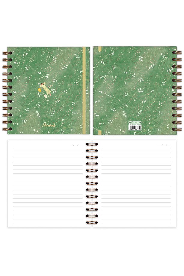 15x15 cm Kare 2'li Set Spiralli Süresiz Planlayıcı Ajanda ve Defter - 7
