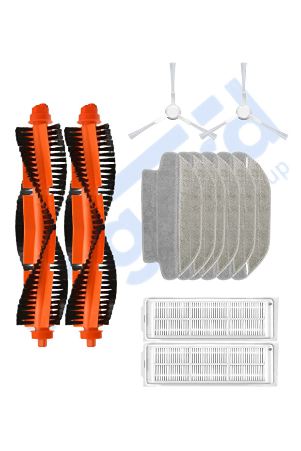 VİOMİ SE، V2 (PRO-MAX)، V3، V3 PRO متوافق مع 2 فرشاة رئيسية 2 فرشاة جانبية 2 مرشح 6 ممسحة