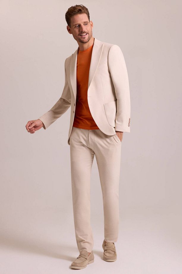 Gofre jogger pantalonlu spor takım elbise - 2