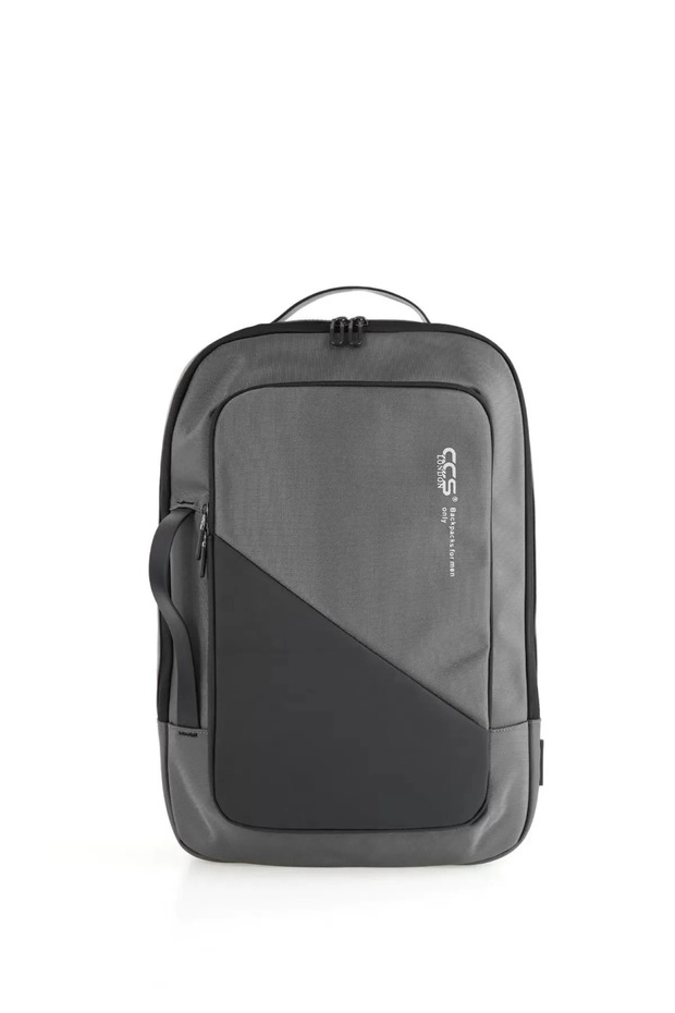Men's Gray Laptop Backpack with USB Port 51391