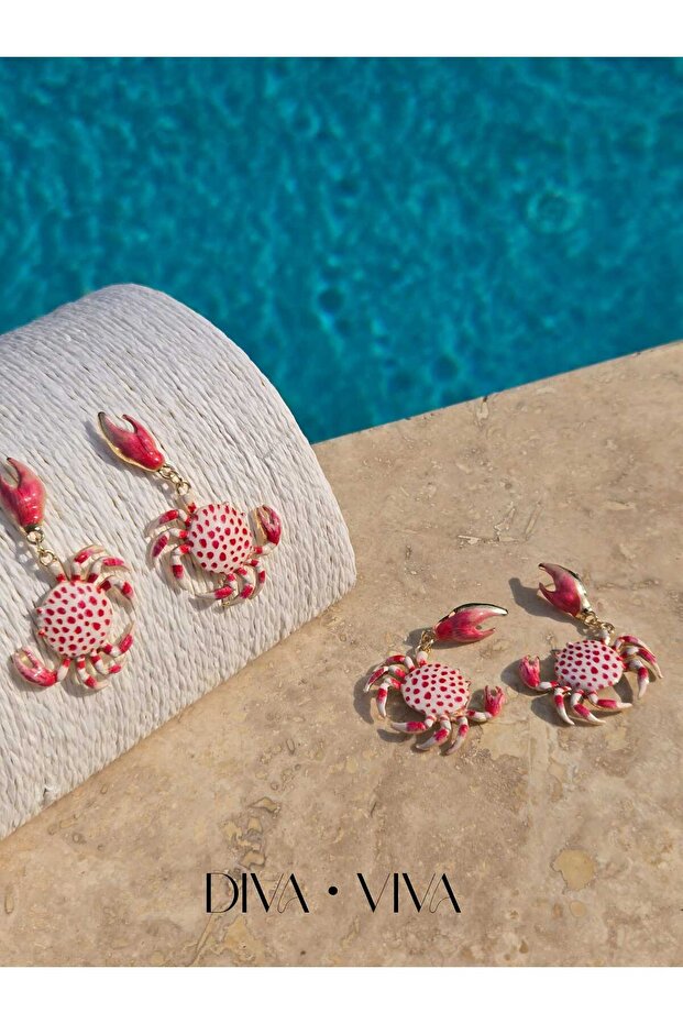 Diva Viva - Crab Crab Women's Earrings