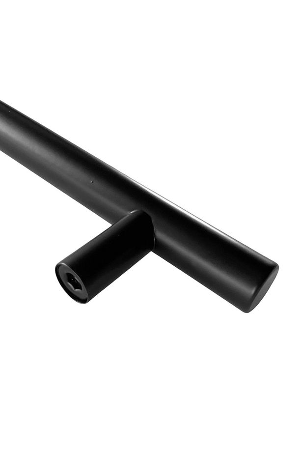 Mutfak Banyo Dolabı Kapakları Çekmeceler Için Kalın Metal Kulp Mobilya Dolap Kulbu Mat Siyah 2 Adet - 7