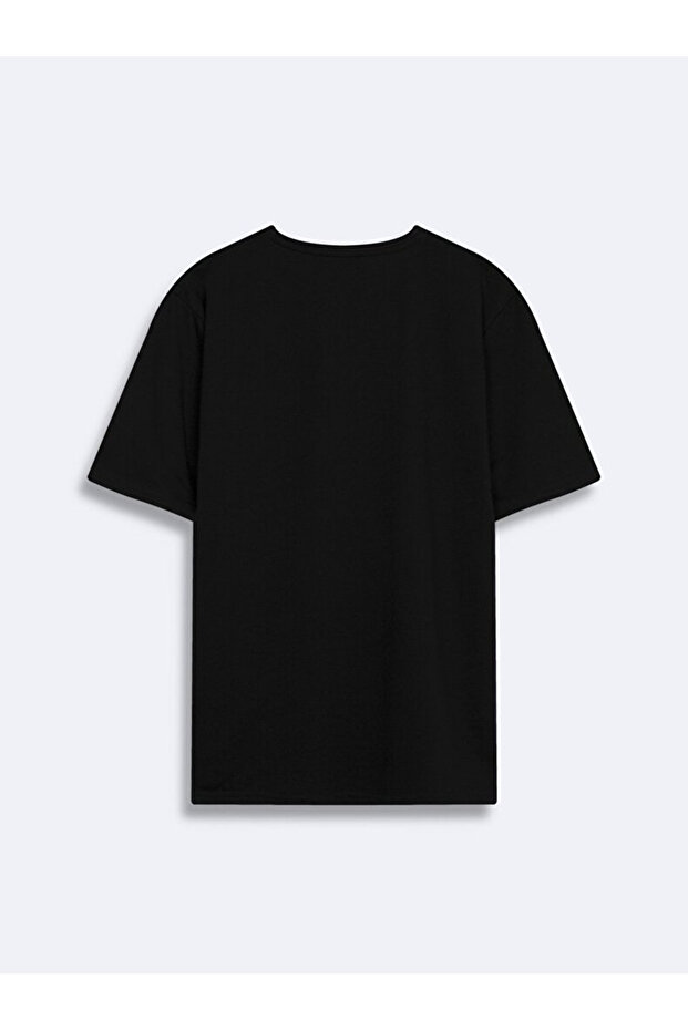 Regular Siyah T-shırt - 2