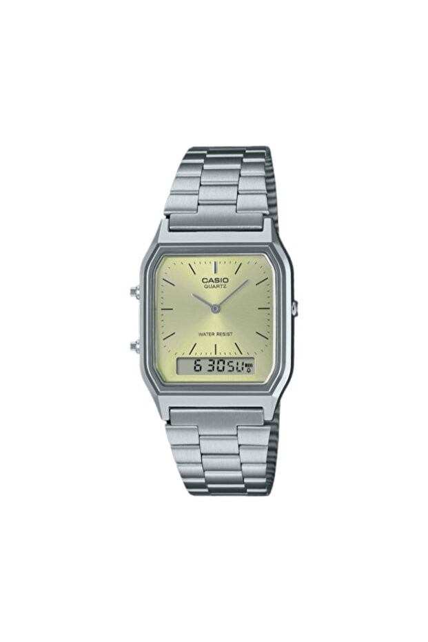 CASIO Unisex Analog-Digital Green Dial Watch - AQ-230A-9AMQYDF