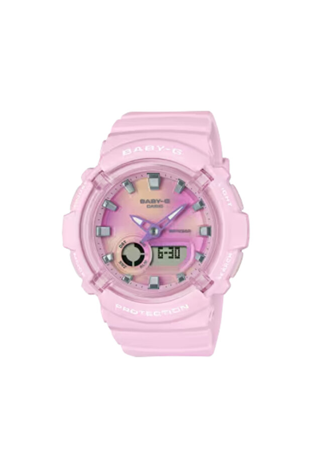 Women's Analog-Digital Pink Dial Watch - BGA-280TD-4ADR