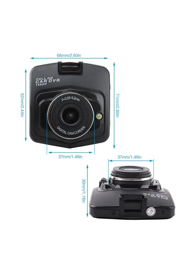 1080P HD Car Road Monitor Camera with G-Sensor and 170 Degree Wide View for Driving Video Recording - 4
