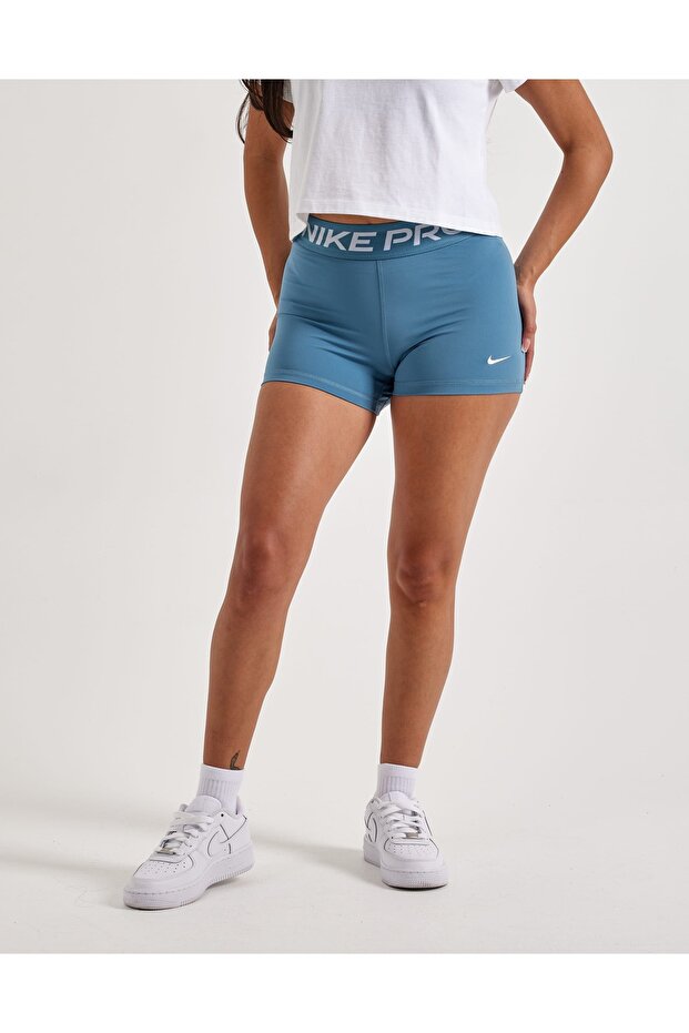 Pro 3 Dri-Fit Training Shorts Mavi Kadın Şort - 7