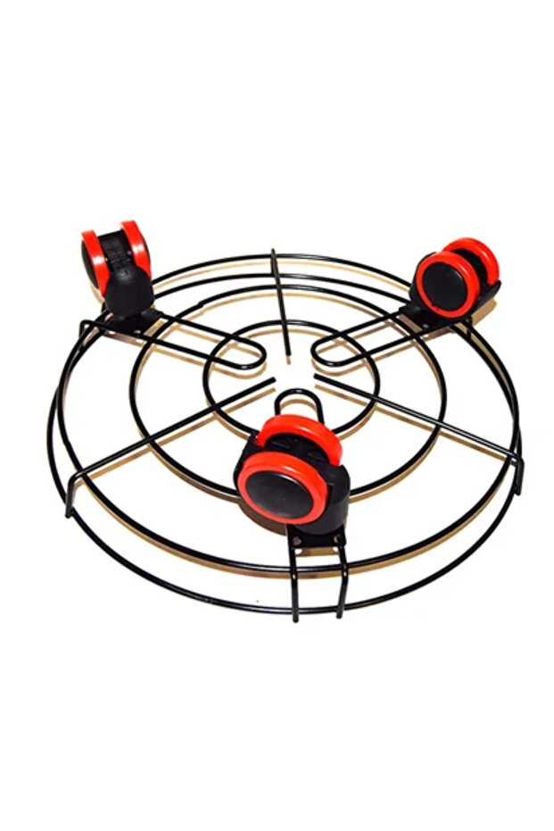 حامل اسطوانات أسود/أحمر 34x12سنتيمتر - 2