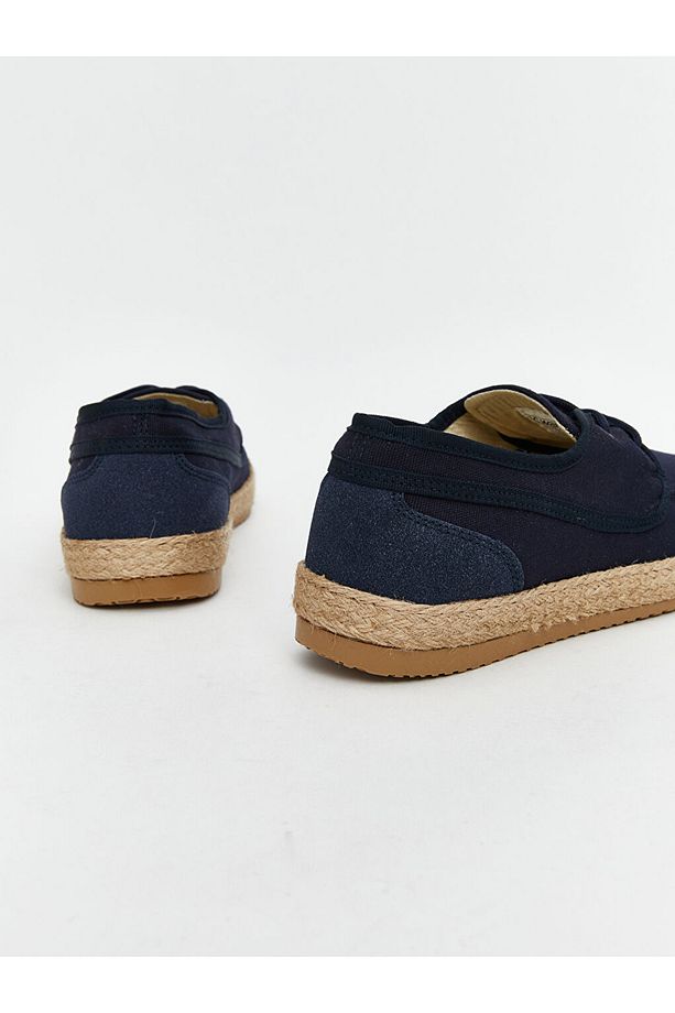 Rahat ve Ergonomik Taban Hasır Detaylı Erkek Espadril - 4