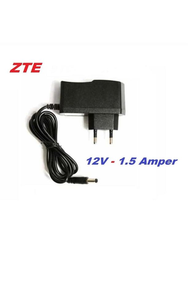 YÜKSEK KALİTE 12 VOLT 1.5 AMPER 5.5*2.5 MM UÇLU ADAPTÖR ŞERİT LED-MODEM-TRAFO-UYDU CİHAZI - 1