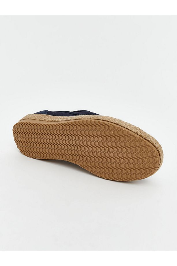 Rahat ve Ergonomik Taban Hasır Detaylı Erkek Espadril - 5