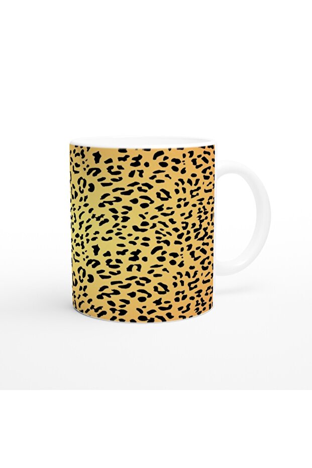 كوب مطبوع بنمط الفهد بتصميم عصري - 3